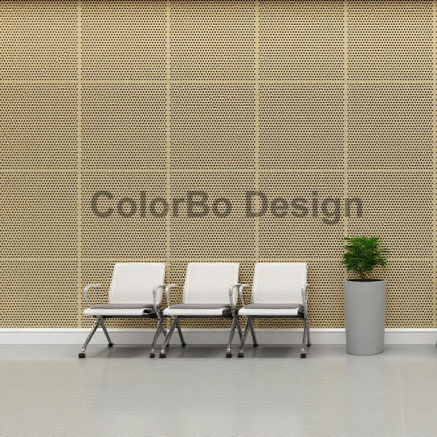 Stylish Perforated Wood Panels for Acoustic Sound Control
