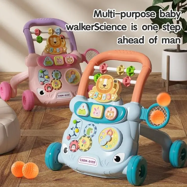 Cheap Baby Walker Anti-Rollover 0-1 Year Music Pedal Piano Trolley Fitness Rack Supplier, Suppliers
