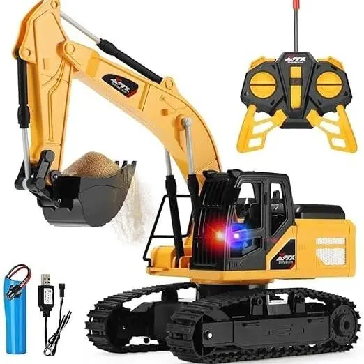 Cheap Remote Control Excavator Truck Digger RC Construction Vehicle Toy Supplier, Factories