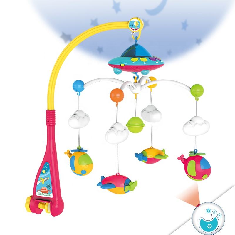 Starry Night Projector Baby Crib Mobile