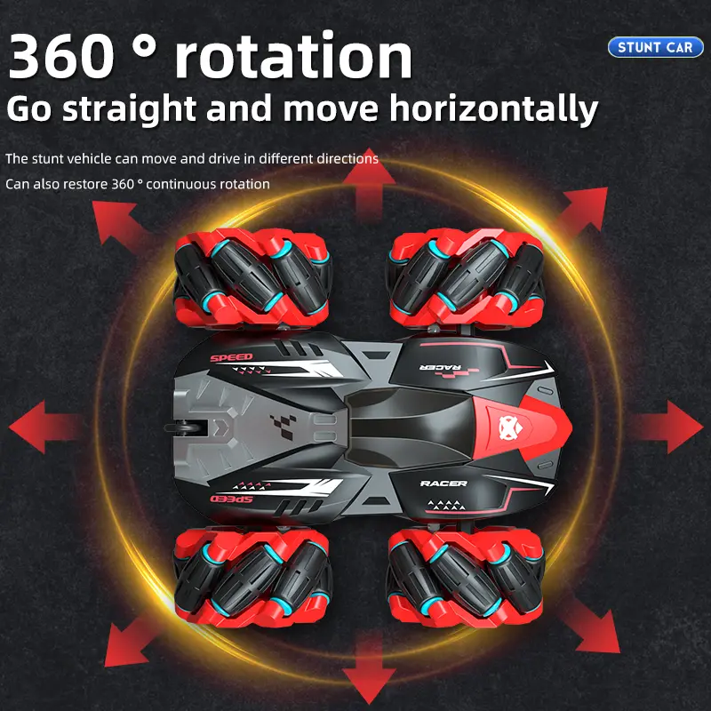 OEM Stunt Two-Sided RC Car Gesture Sensing Drift Light Music Tumbling Toy Manufacturer, Manufacturers
