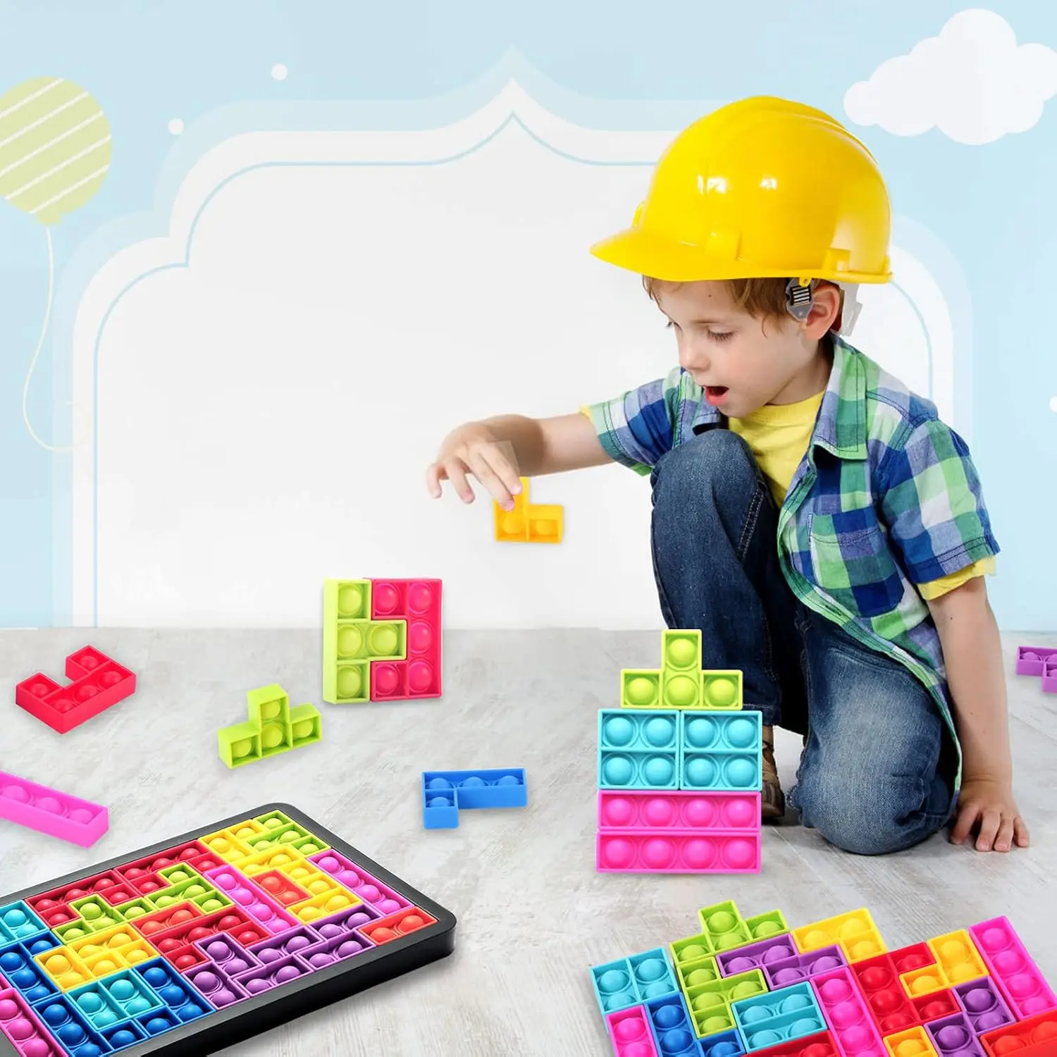 Cheap Pop Fidget Toy Puzzle Bubble Push It Sensory Relief Game Manufacturers, Suppliers