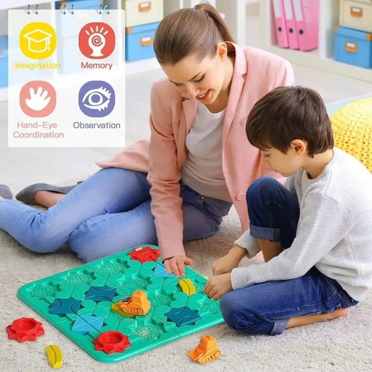 Cheap STEM Road Builder Maze Game for Kids – Educational Logical Road Building Board Game Manufacturer, Suppliers