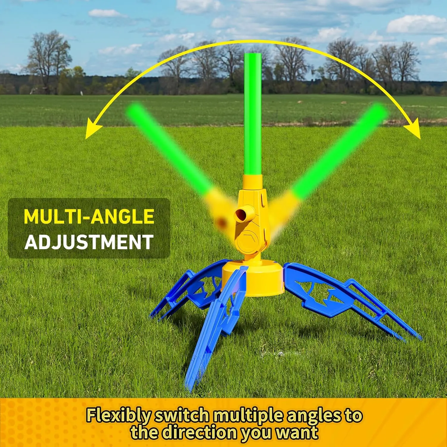 Cheap Rocket Launcher Toy for Kids Shoots 100ft with 8 Foam Rockets and Adjustable Launch Stand Supplier, Factory