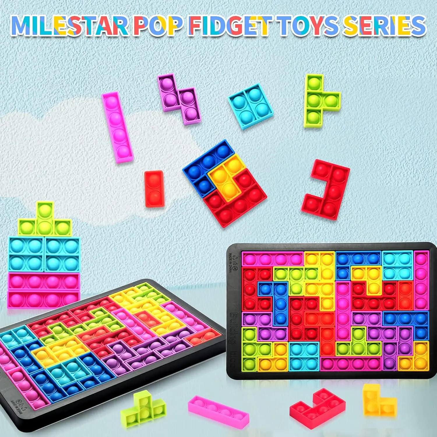 Cheap Pop Fidget Toy Puzzle Bubble Push It Sensory Relief Game Manufacturers, Suppliers