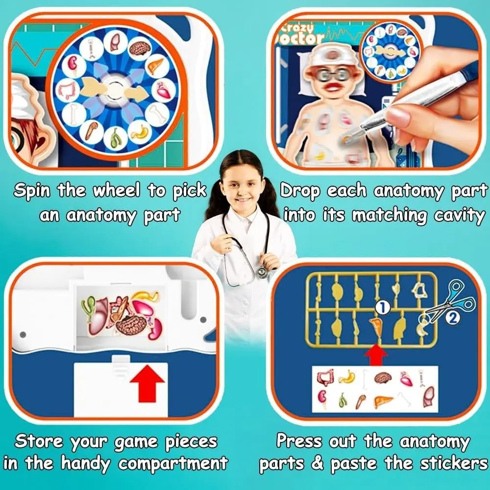 Cheap Electronic Shock Game Crazy Doctor Surgery Educational Touch Toy Manufacturer, Factories