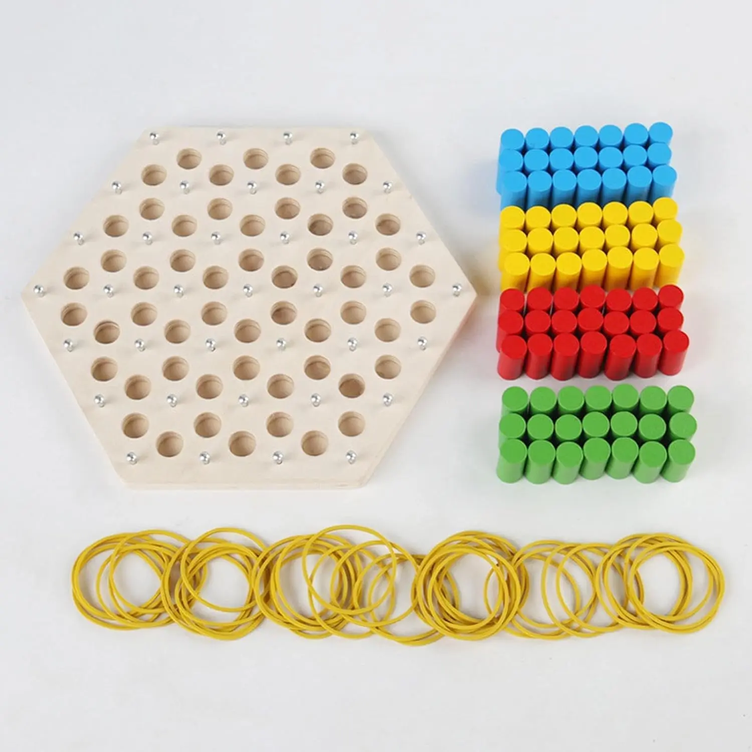 OEM Children Early Educational Wooden Chain Triangle Chess Game Multiplayer Chess Puzzle Toy Logic Thinking Interactive Board Manufacturers, Suppliers