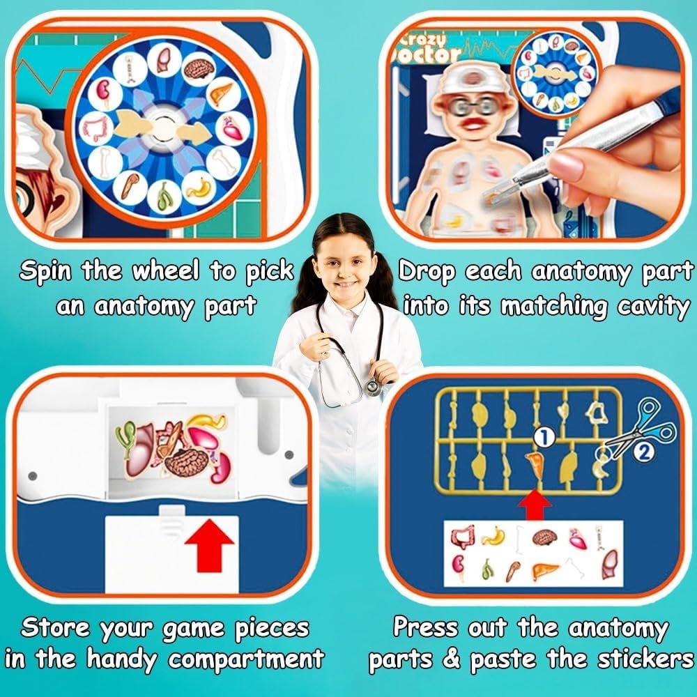 Interactive Spinner Wheel Doctor Game