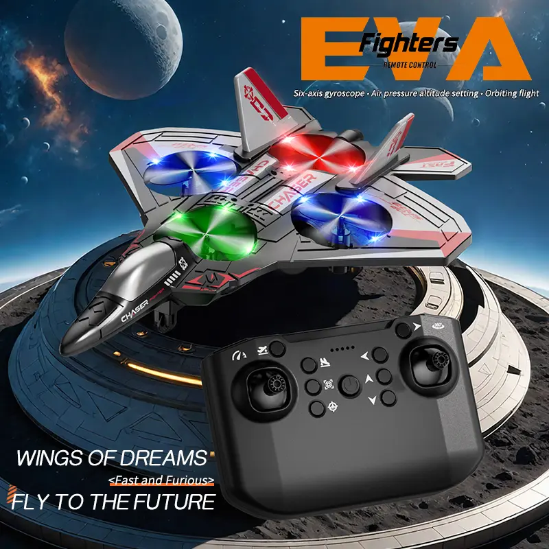 Cheap 2.4 GHz Stunt Foam Remove Control Airplane Toy With Light Suppliers, Factories