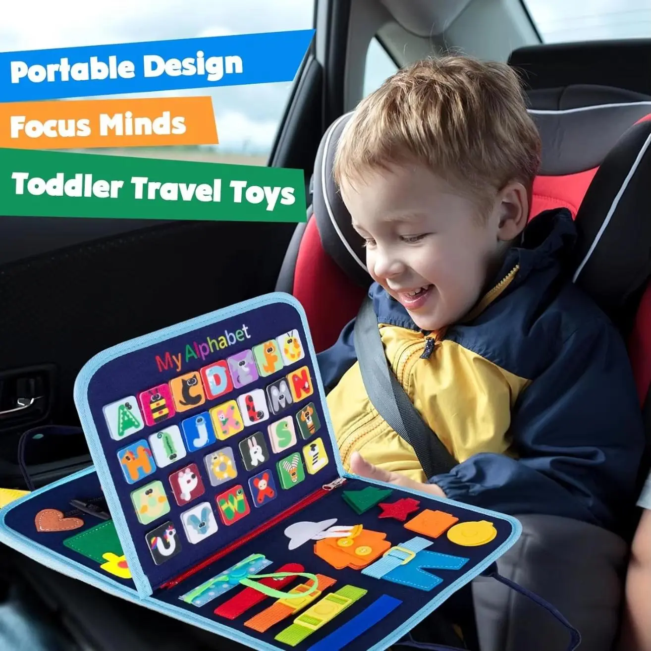 OEM Montessori Educational Sensory Busy Board Book for Toddlers – Fine Motor Skills Learning Travel Toy Factory, Factories