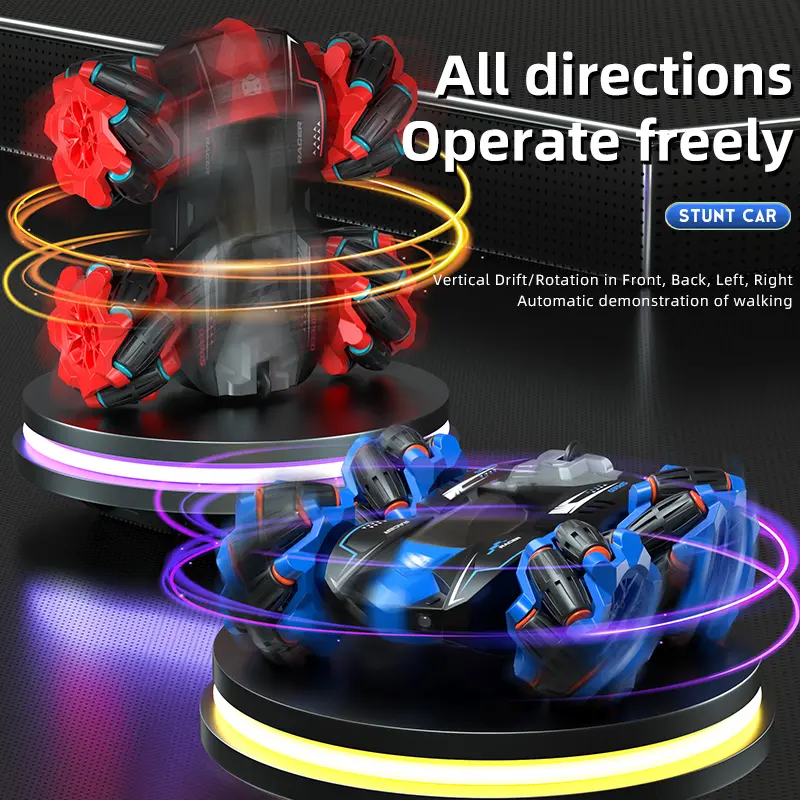 OEM Stunt Two-Sided RC Car Gesture Sensing Drift Light Music Tumbling Toy Manufacturer, Manufacturers