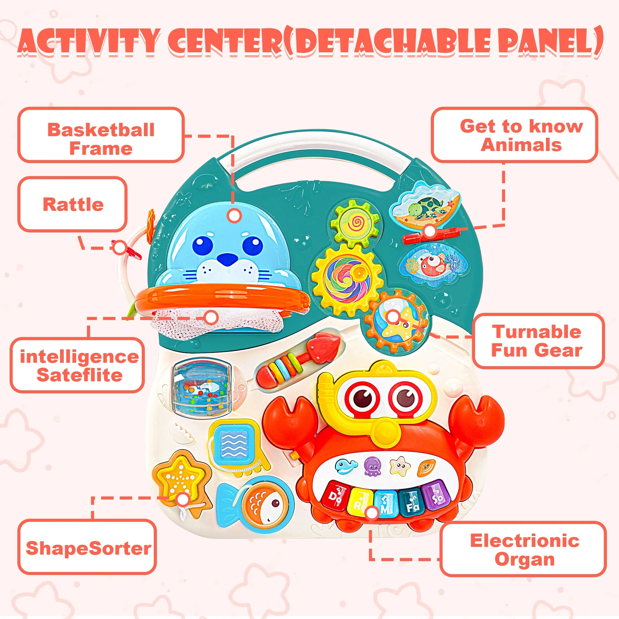 OEM 4 in 1 Baby Walker Push Toy Sit to Stand Activity Center Factory, Factories