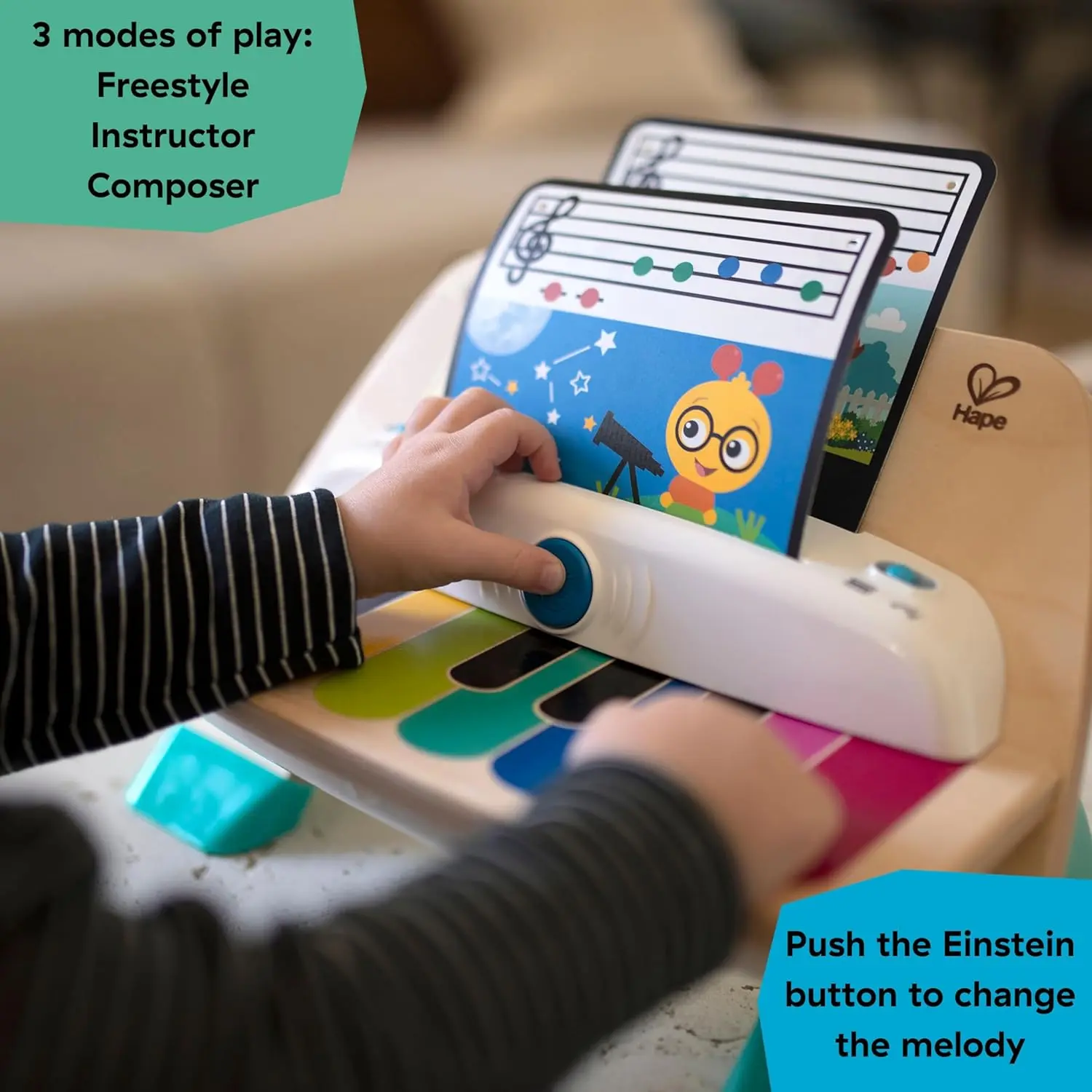 Cheap Educational Wooden Touch Piano Keyboard Toy for Toddlers – Baby Sensory Music Learning Toy with Lights and Sounds Supplier, Factory