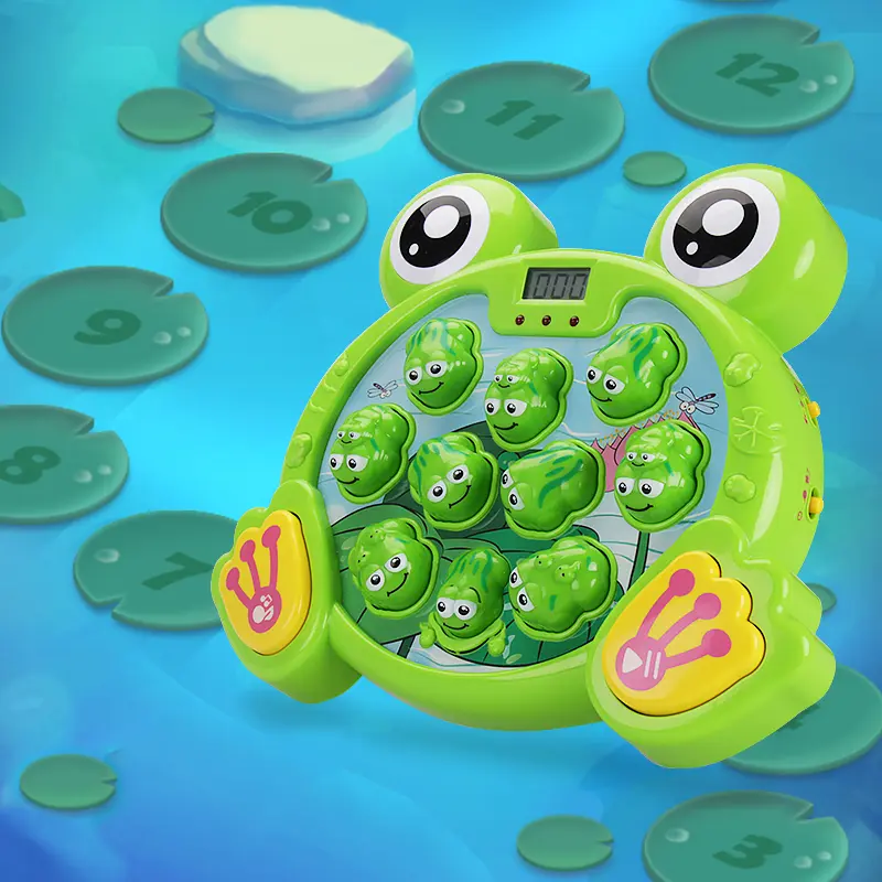 Cheap Frog Interactive Hammer Game Toy Whack a Frog Montessori Educational Fine Motor Skills Factory, Factories