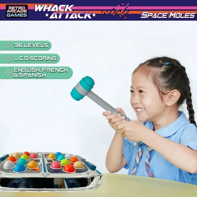 OEM Whack Attack Space Mole Tabletop Game with Lights Sounds LCD Scoring Manufacturer, Manufacturers