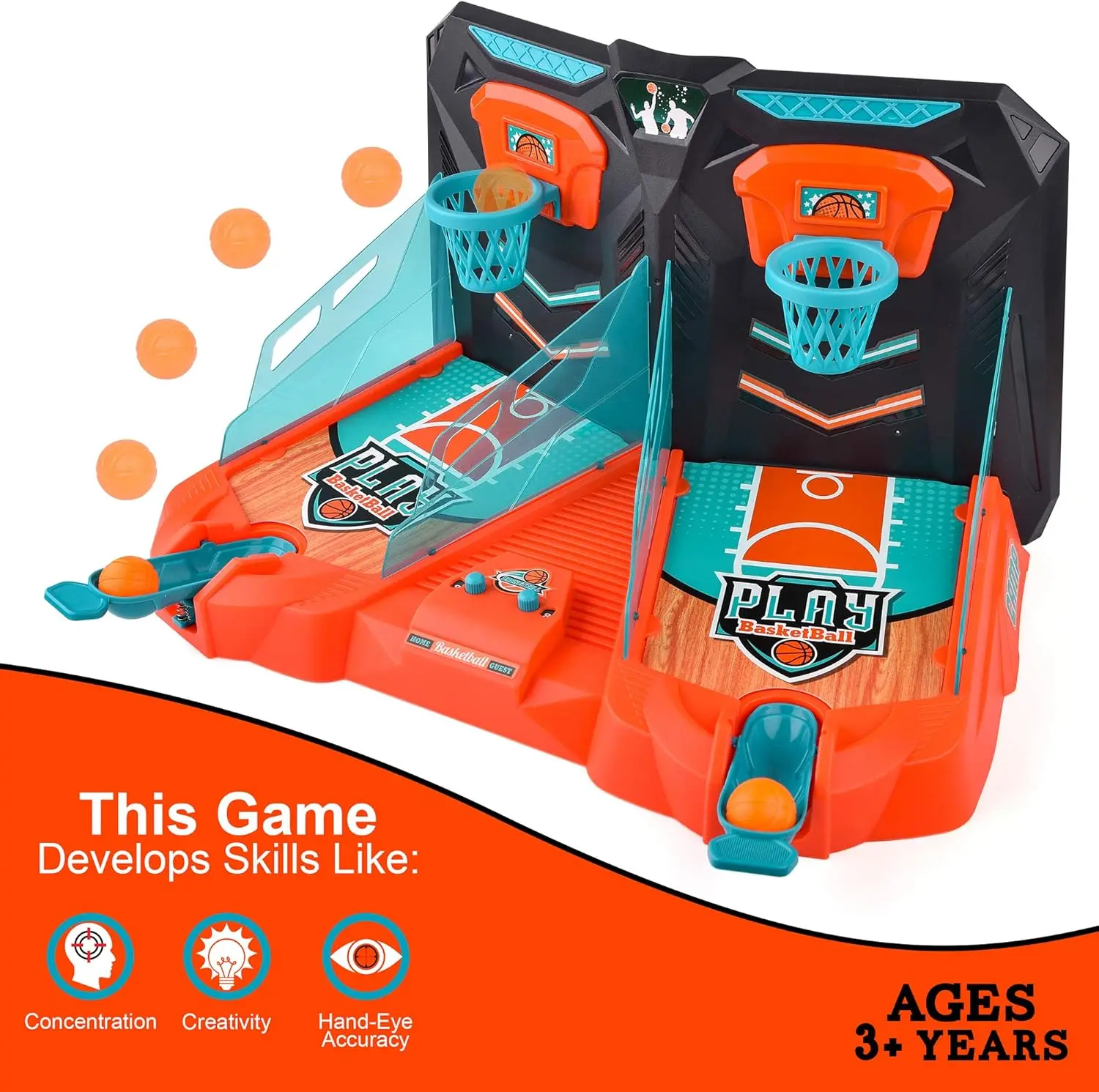 OEM Double Player Tabletop Basketball Toy Hoop Set for Kids Suppliers, Factories