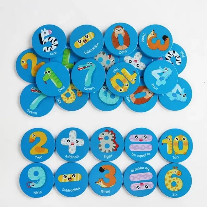 OEM Children Number Vehicle Wooden Memory Toy Shape Sorting Blocks Game Educational Teaching Toys Manufacturers, Supplier