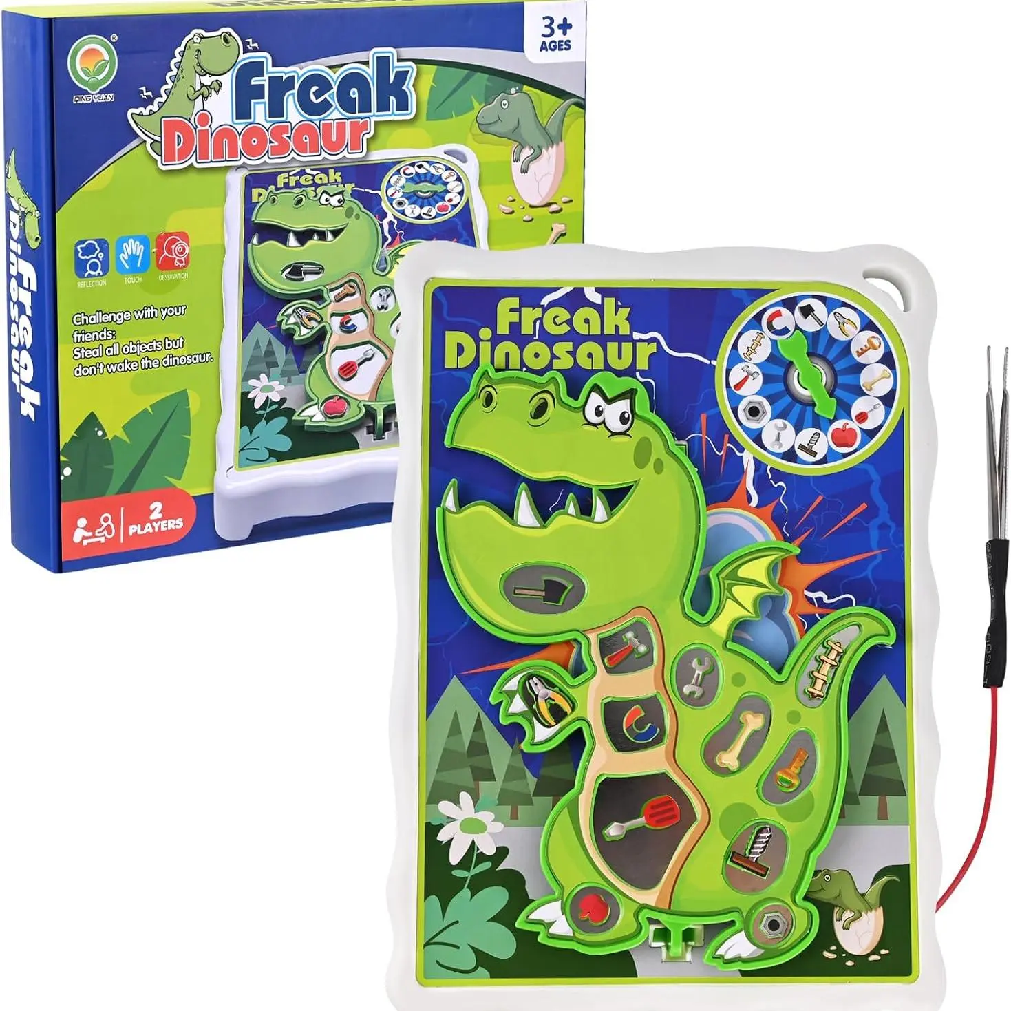 Cheap Dinosaur Board Game for Kids Tweezers Classic Fun Pieces Manufacturers, Supplier
