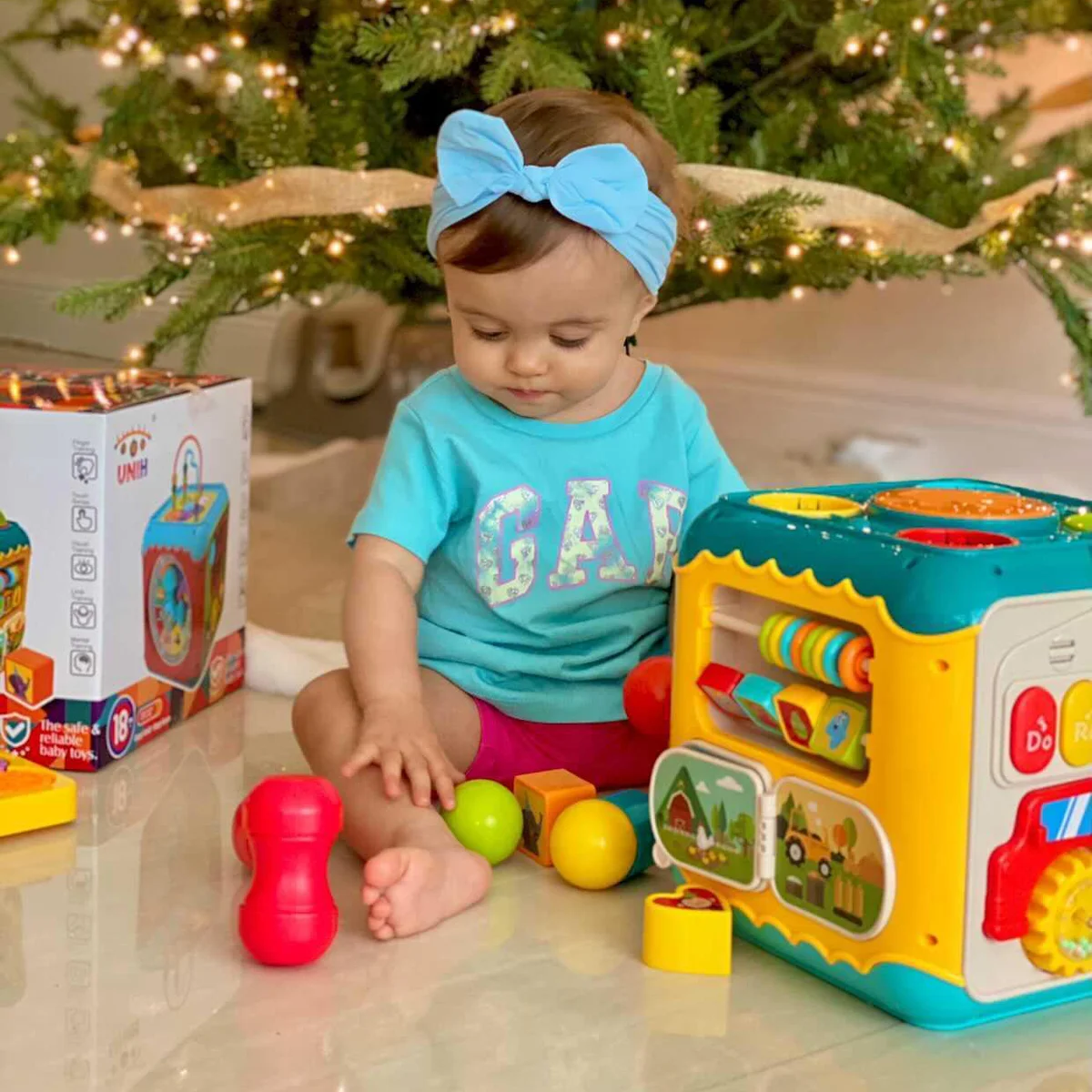 OEM Multifunction Baby Activity Cube Educational Learning Toy with Light Music Manufacturers, Factories