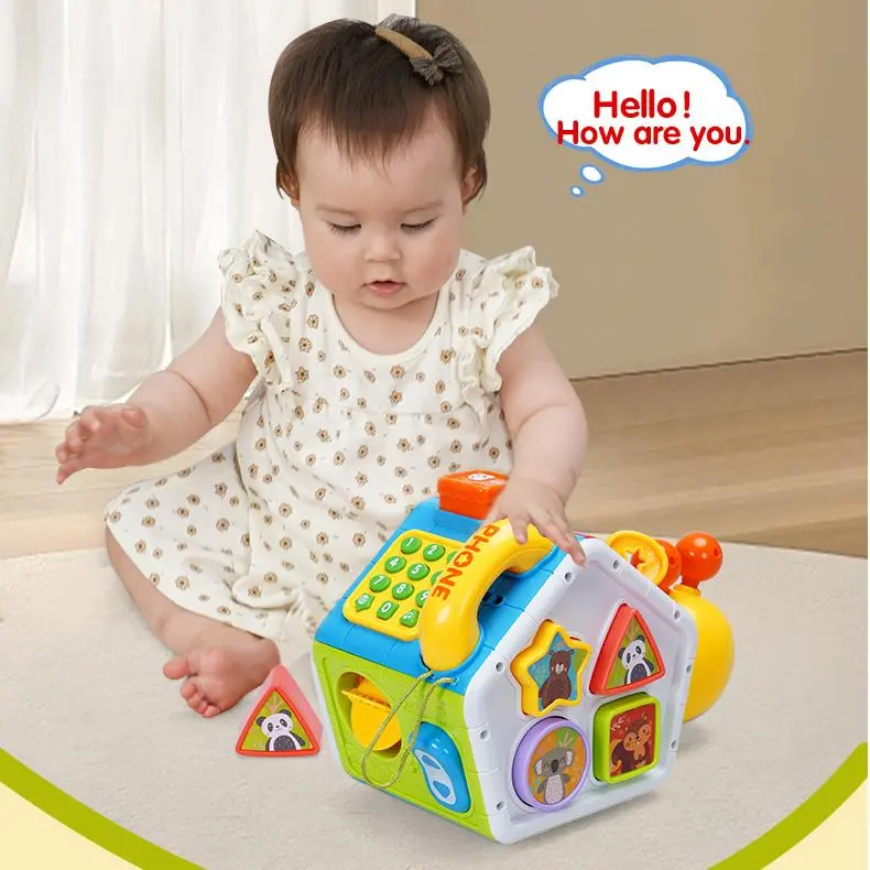 Cheap Funny Universal Walking Snail Toy Montessori Baby Sensory Activity Cube Musical Toddler Toys Twinkling Lights Sounds Manufacturer, Suppliers