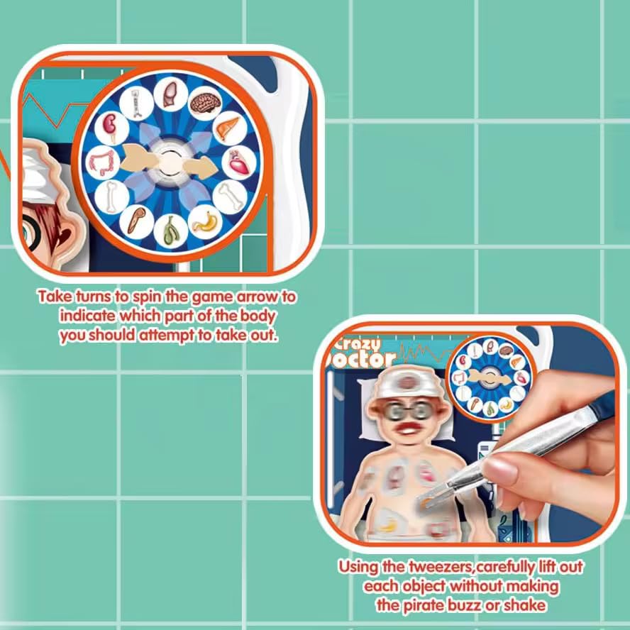 Built-in Storage Compartment Doctor Game