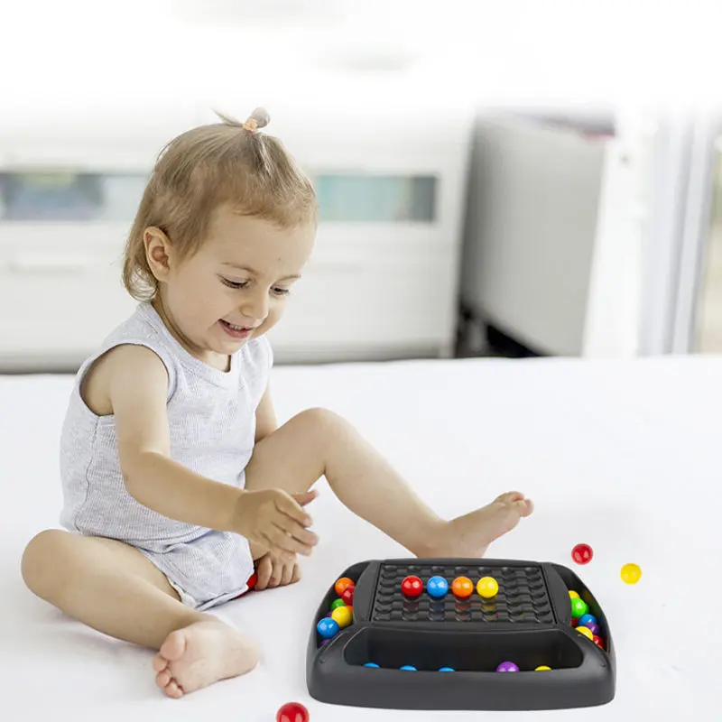Cheap Rainbow Puzzle Ball Elimination Game Parent Child Interactive Board Toy Manufacturers, Factory