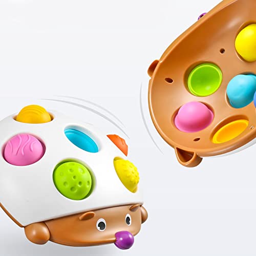 Compact size baby teething ball for tiny hands