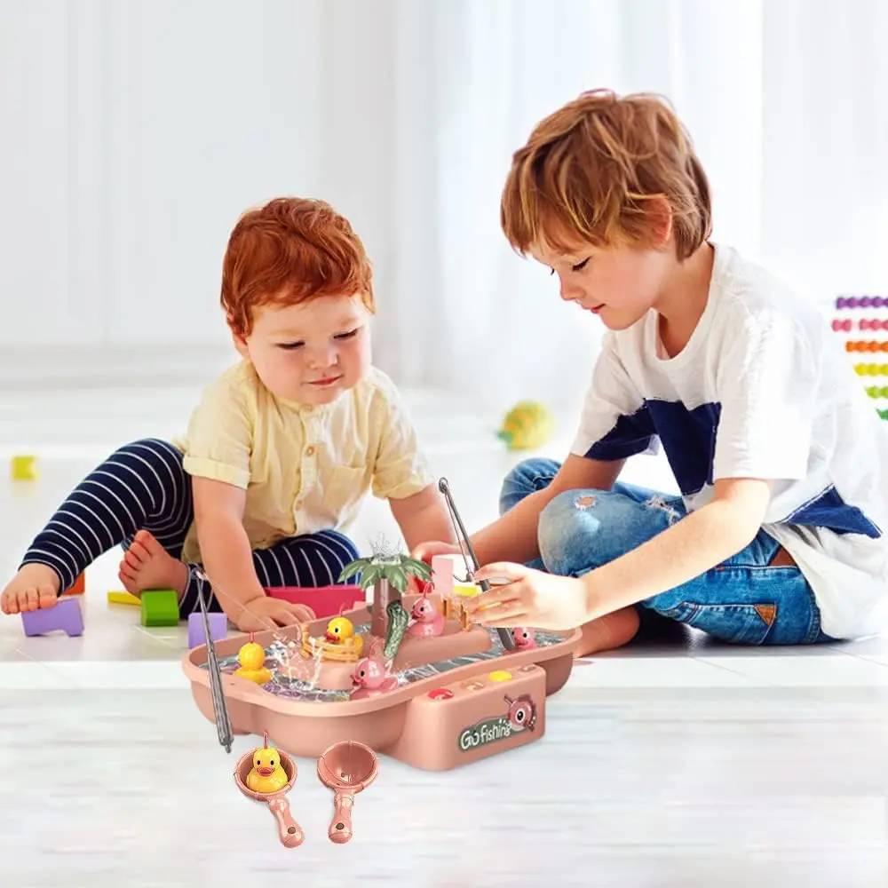 OEM Hook a Duck Game Electronic Fishing Toy Water Music Set Manufacturer, Factories