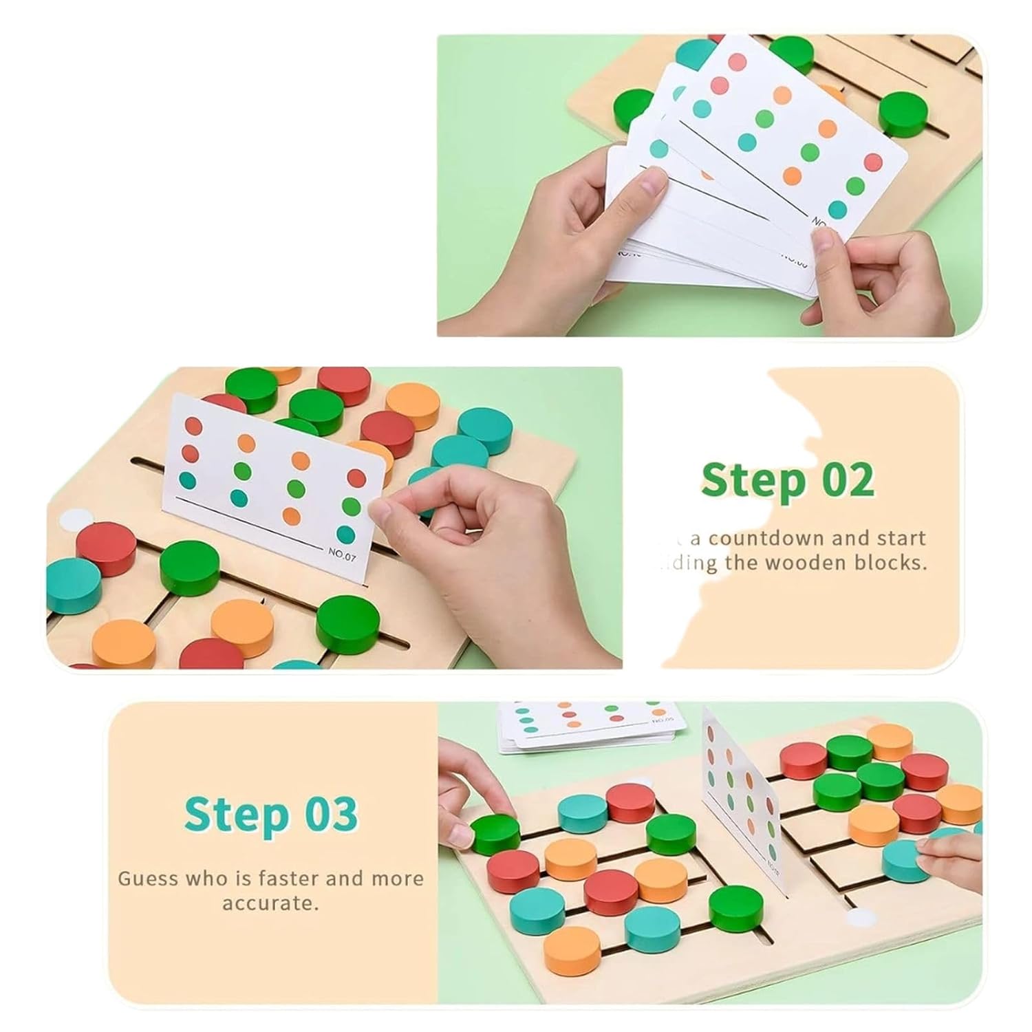 Slide to sort and learn