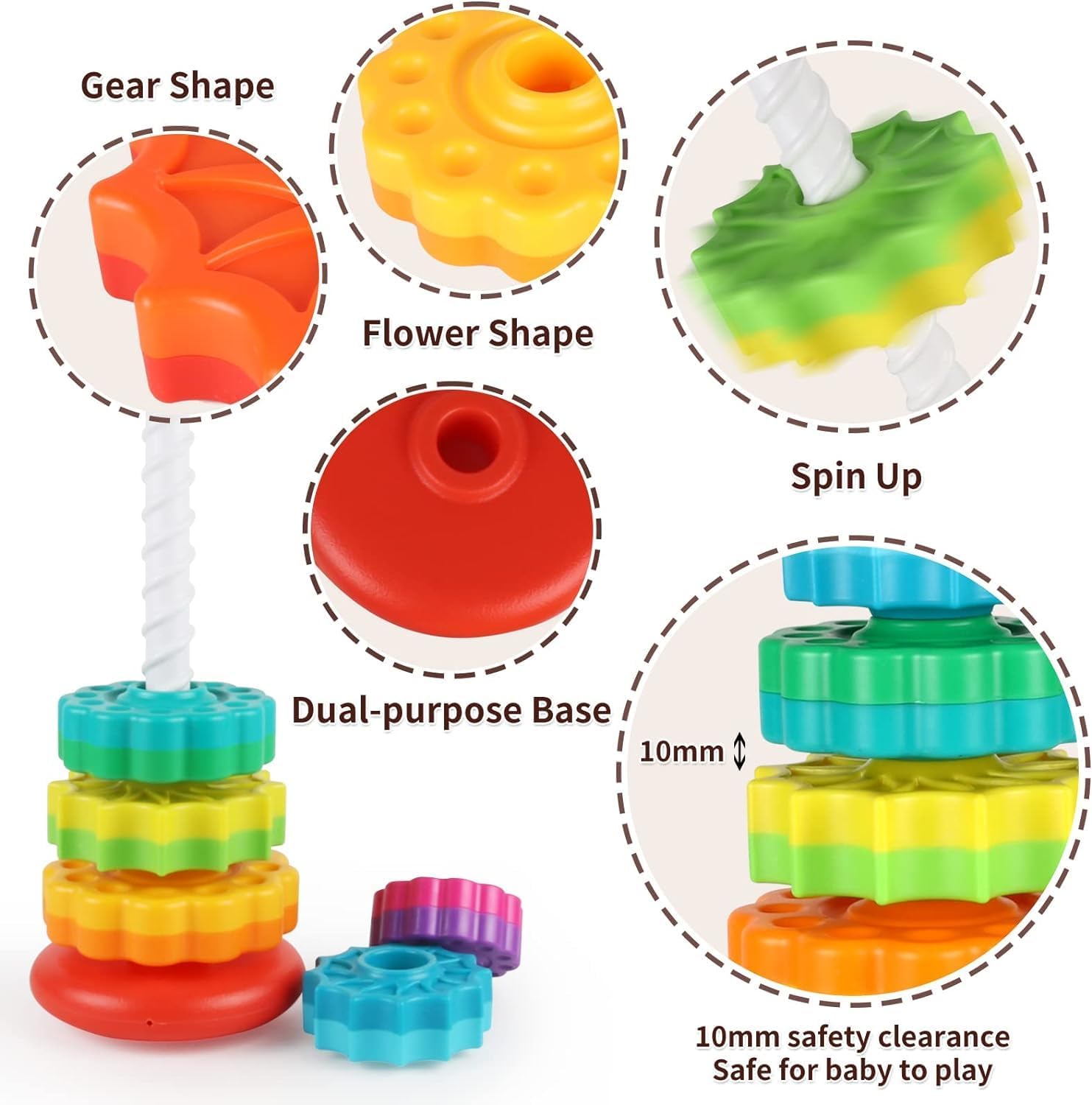 Stack and Spin Toys