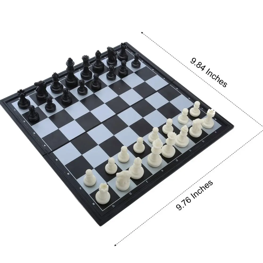 OEM Folding Magnetic Plastic Chessboard Portable International Chess Game for Kids Supplier, Factories