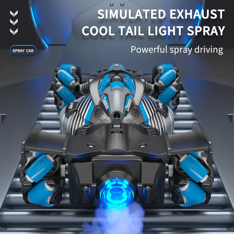 Cheap Competitive Drift F1 RC Car 4WD High-Speed Racing with LED Lights and Simulated Gas Spray Manufacturer, Supplier