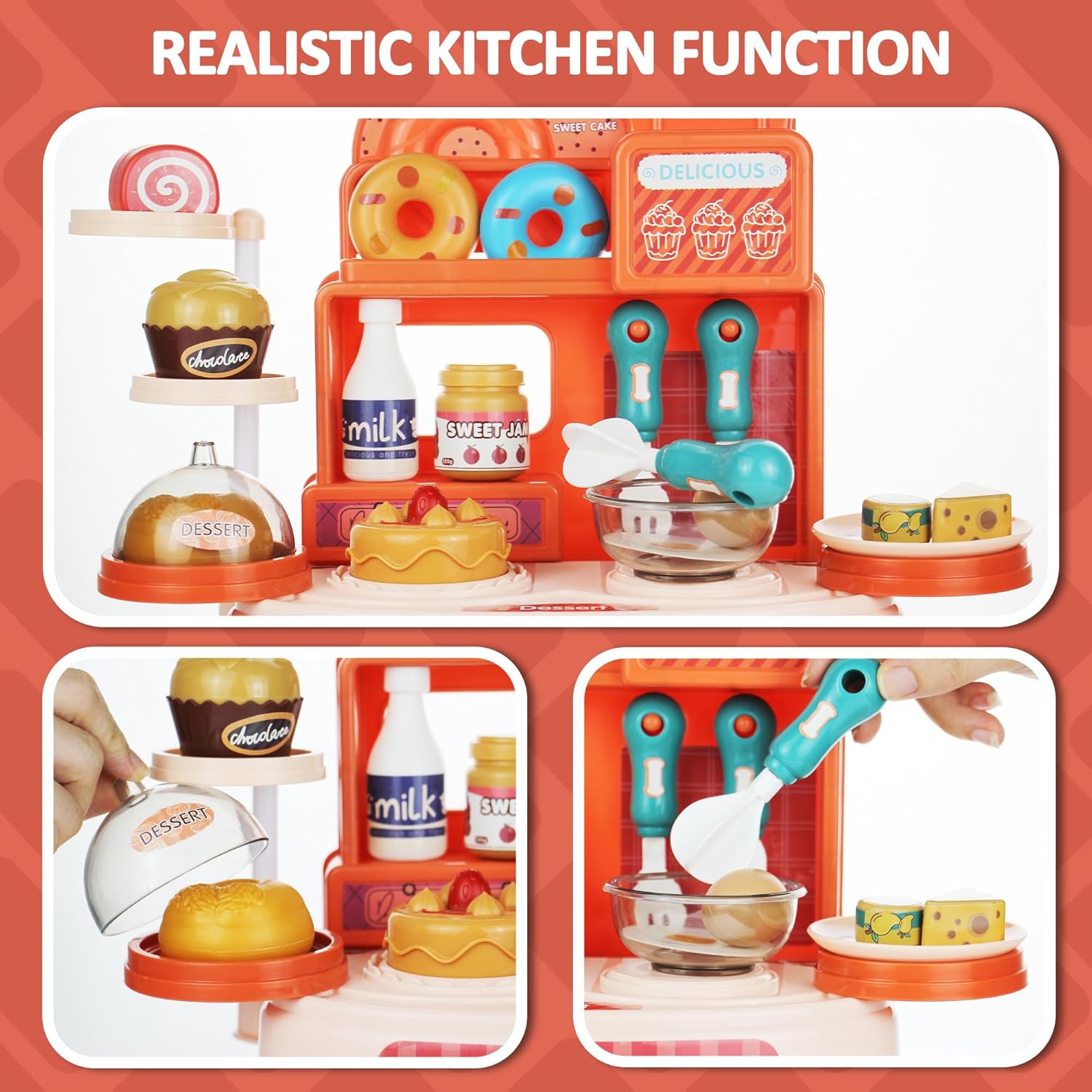Perfectly Sized Kids Toy Kitchen Accessories
