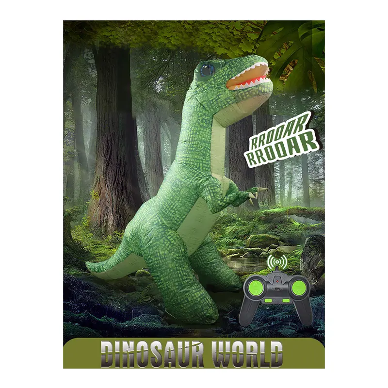 Cheap 59.06-Inch Realistic RC Inflatable T-Rex Dinosaur Toy with Walking Function Suppliers, Factory