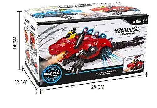 OEM Dragon Robotic Toy Walking Dinosaur Fire Breathing Light Sound Kids Manufacturers, Factory