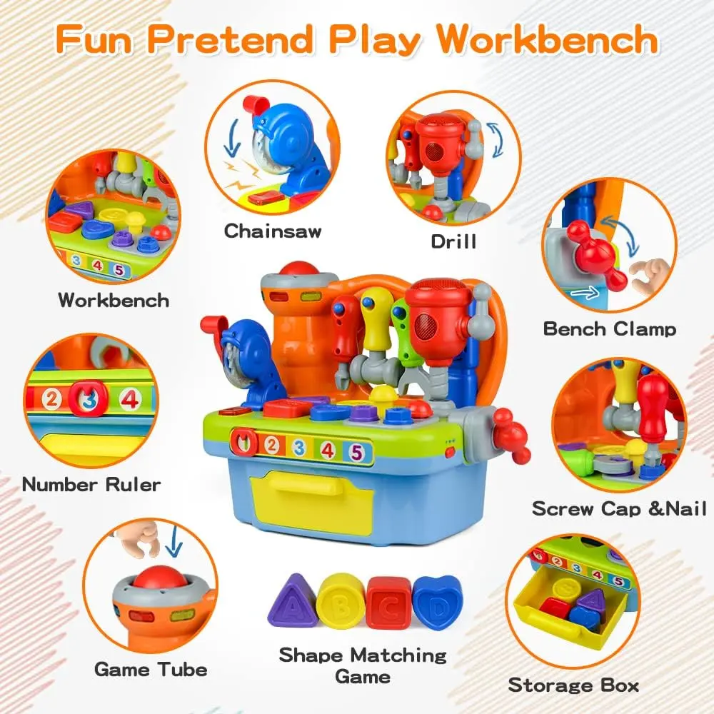 OEM Multifunctional Musical Workbench Toy Kids Learning Tool Shape Sorter Set Manufacturer, Factory