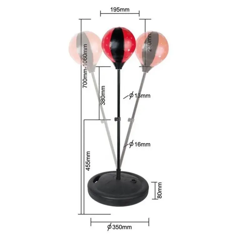 Cheap Kids Inflatable Punching Bag Speed Ball Boxing Set Sports Toy Training Manufacturers, Factory
