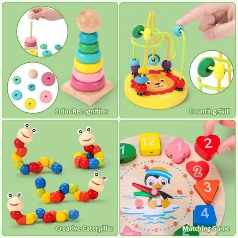 OEM Montessori Wooden Educational Toys Unisex Baby Toys for Children's Educational Development Factory, Factories