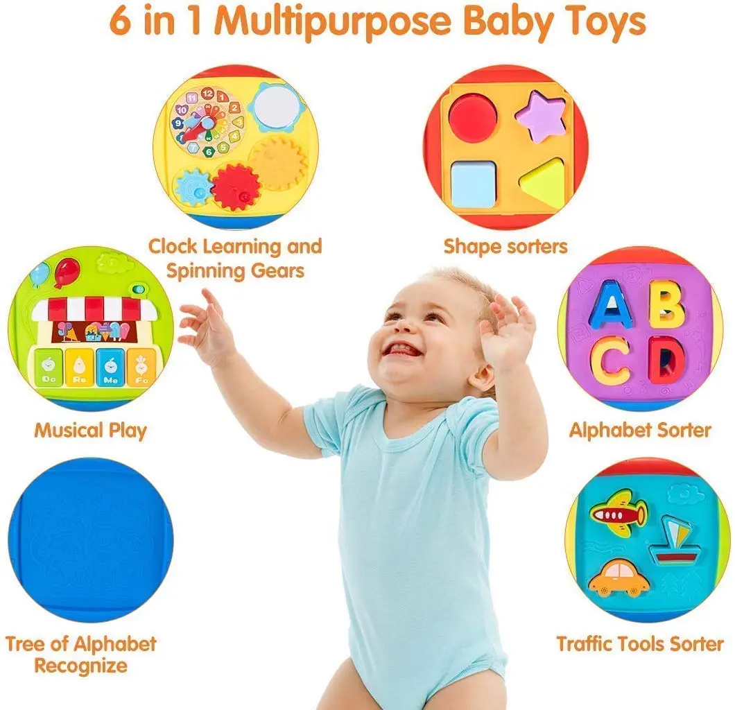 OEM Montessori Educational Toys Baby Learning Shape Sensory Sorting Game Cube Manufacturer, Supplier