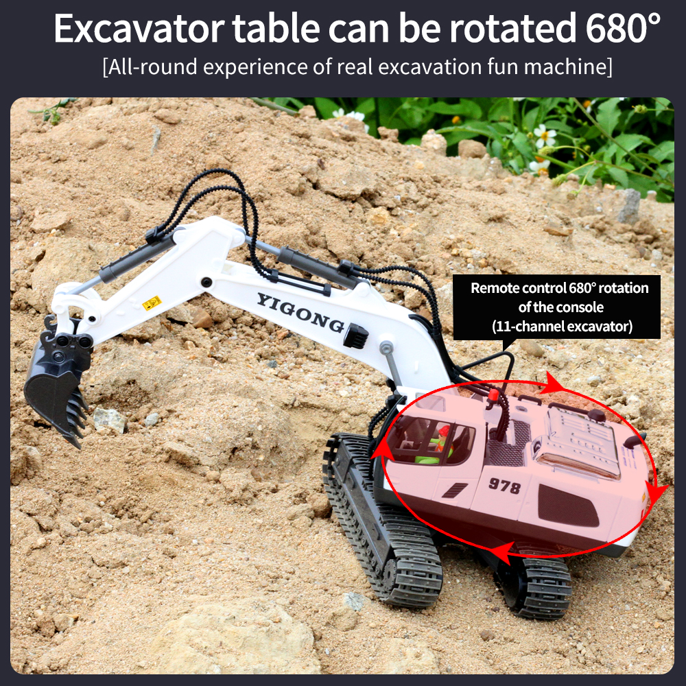 RC Excavator View 2