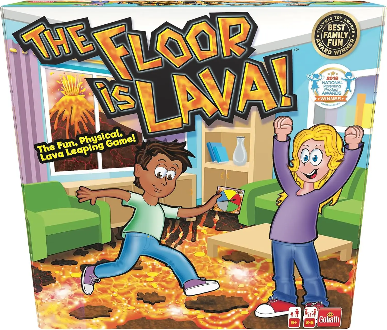 OEM The Floor is Lava Game for Kids and Adults Indoor Outdoor Safe Interactive Physical Activity Fun Factory, Factories