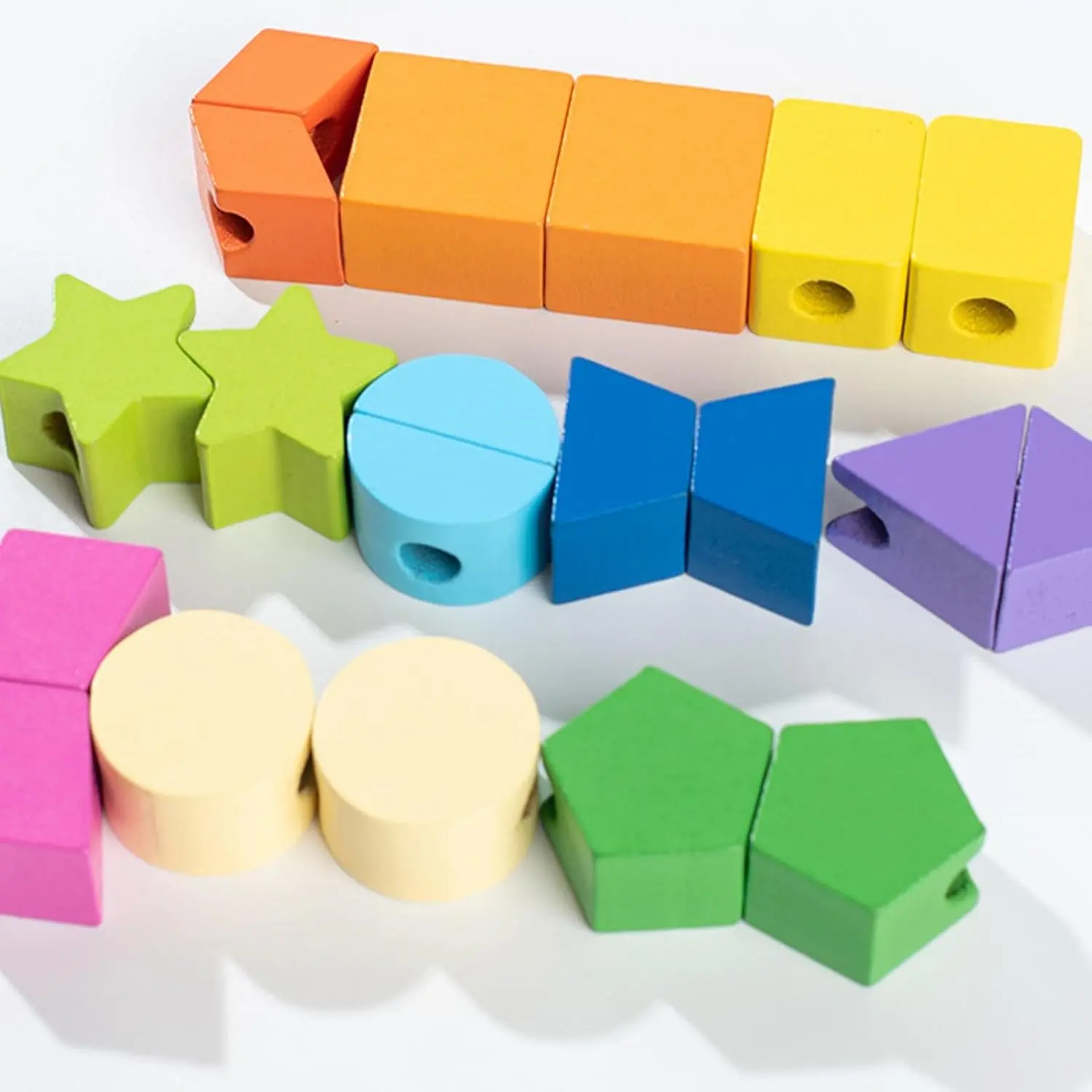 OEM Montessori Wooden Sorting Stacking Toys Color Recognition Shape Sorter DIY Educational Beads Fruit Blocks Cards Manufacturers, Factory