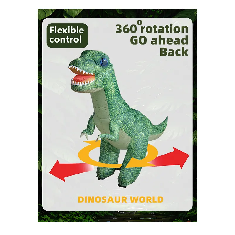Cheap 59.06-Inch Realistic RC Inflatable T-Rex Dinosaur Toy with Walking Function Suppliers, Factory