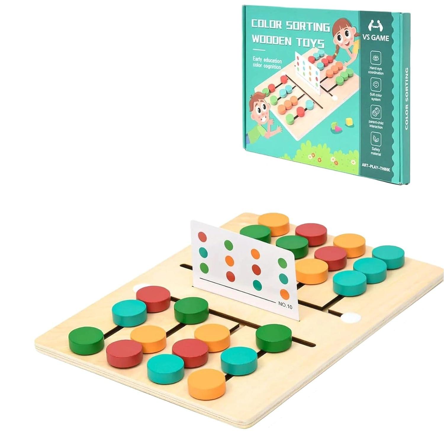 Montessori-inspired Wooden Slide Puzzle