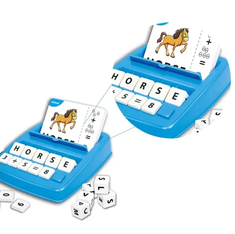 Cheap Popular Spelling Letter Toy 2-in-1 Kids Educational Flashcard Learning Game Alphanumeric Pairing Factory, Factories