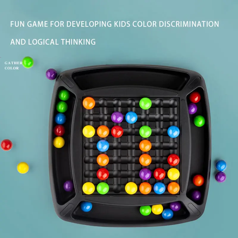 Cheap Rainbow Puzzle Ball Elimination Game Parent Child Interactive Board Toy Manufacturers, Factory