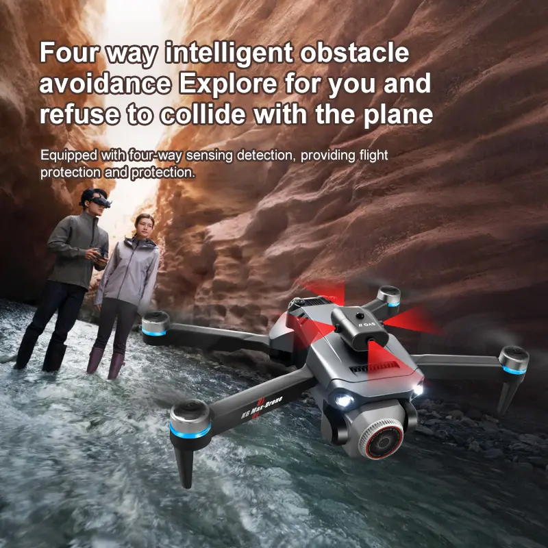 Cheap K6 Max Drone 4K Camera Obstacle Avoidance WIFI FPV Manufacturers, Factories