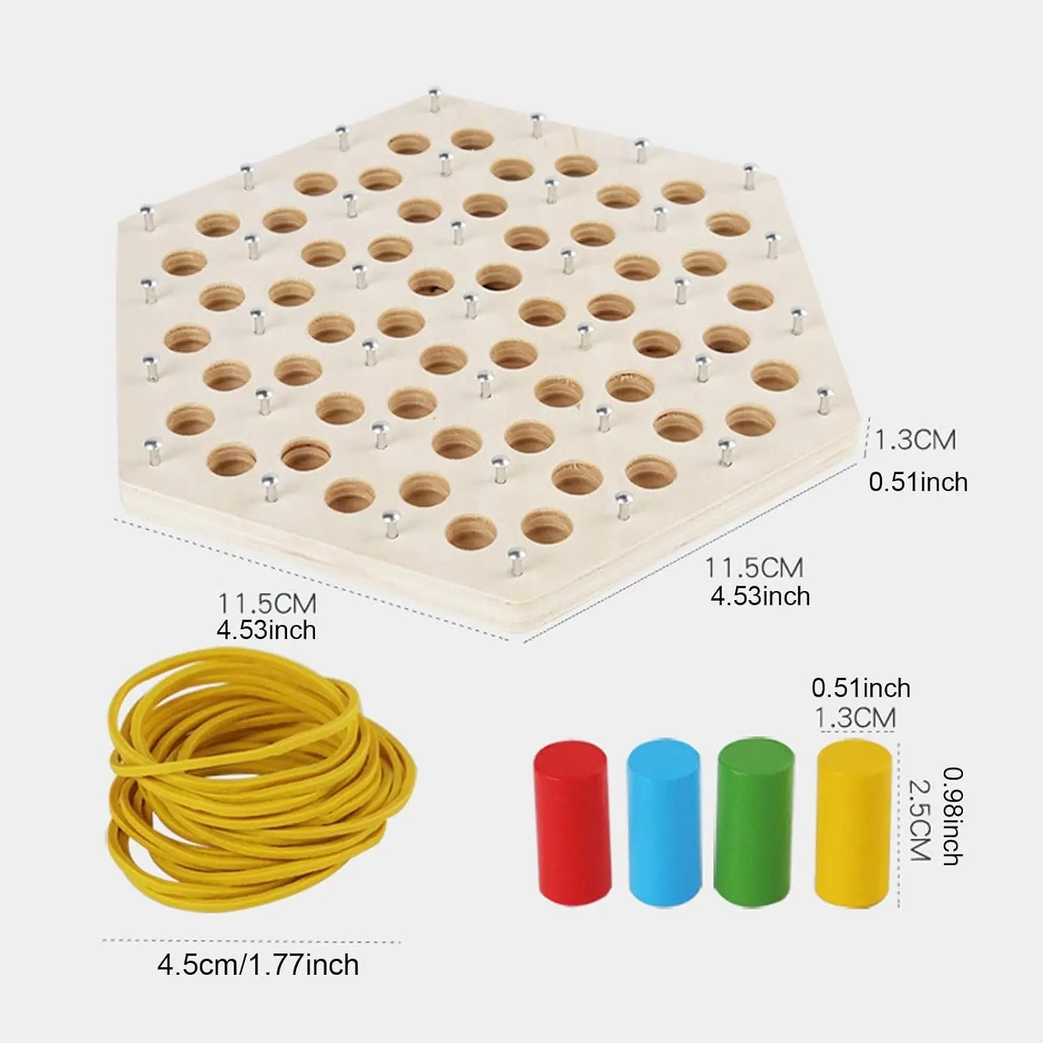OEM Children Early Educational Wooden Chain Triangle Chess Game Multiplayer Chess Puzzle Toy Logic Thinking Interactive Board Manufacturers, Suppliers