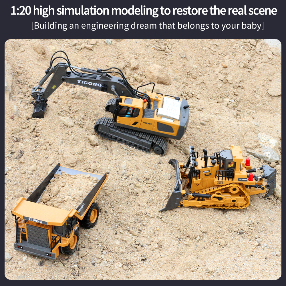 RC Excavator View 3