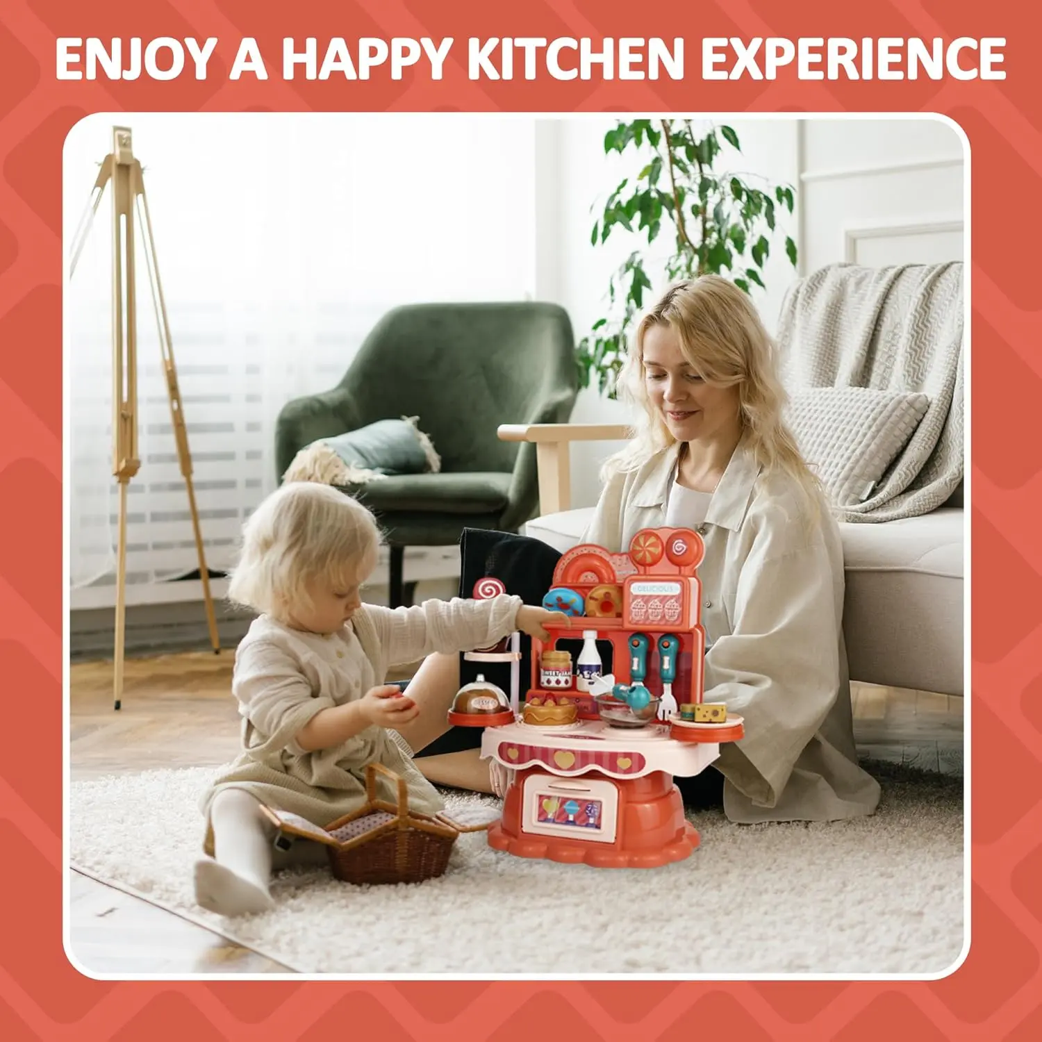 OEM Kids Play Kitchen Set Pretend Dessert Accessories Cookware Toys Manufacturers, Supplier